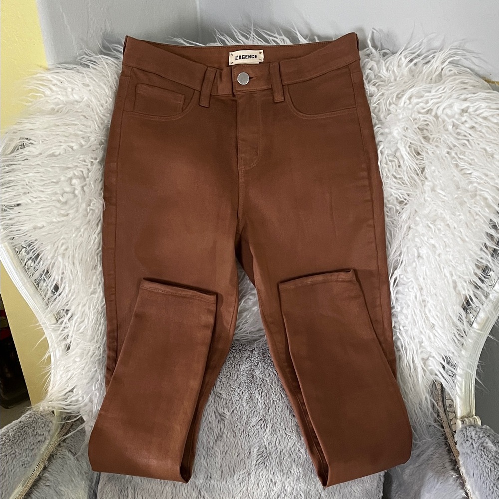 L'AGENCE Brown Skinny Jeans